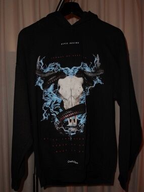 Civil Regime Echoes of Rebellion Skull Hoodie L